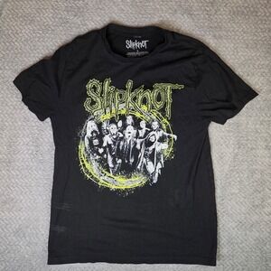 Slipknot Band T Shirt Mens Large Black‎ Double Sided Graphic 2024 Bravado Heavy